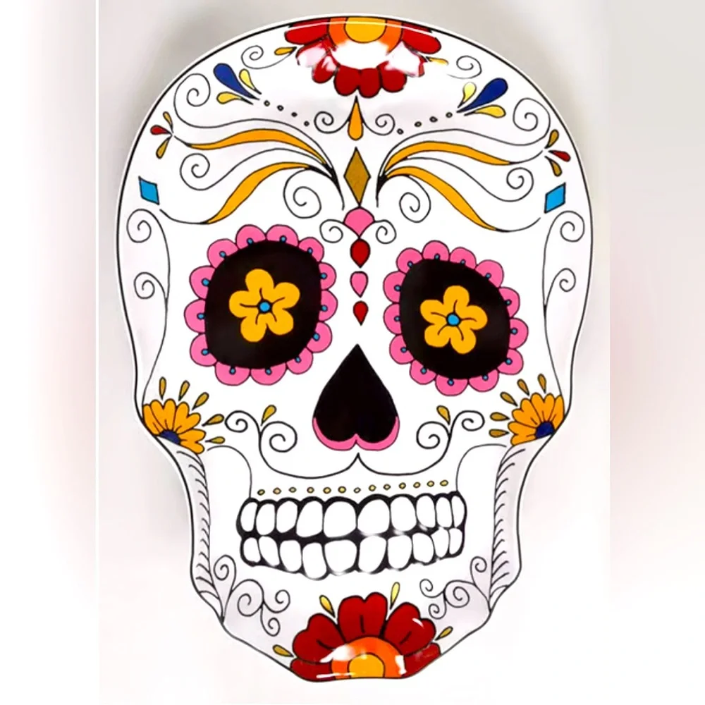 William Sonoma Day of the Dead Huge Serving Platter